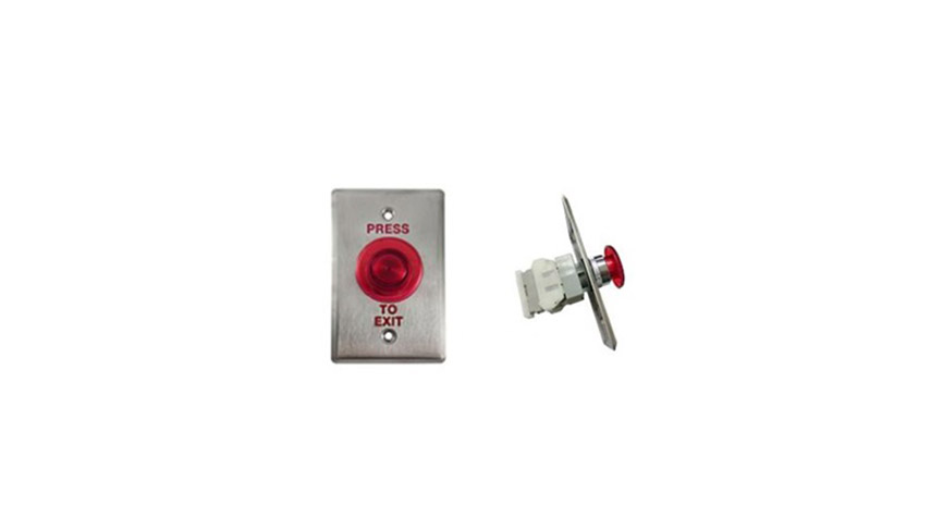 PUSH BUTTON - ILLUMINATED RED BUTTON Exit Buttons & Break Glass Illuminated Push Button