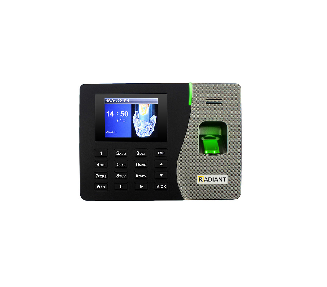 RD21002: FINGERPRINT TIME ATTENDANCE TERMINAL Time & Attendance System Fingerprint Time Attendance Terminal